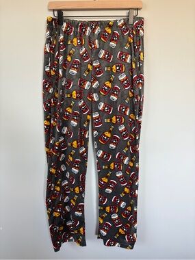 THE SIMPSONS DUFF BEER party all over print lounge pajama adult M